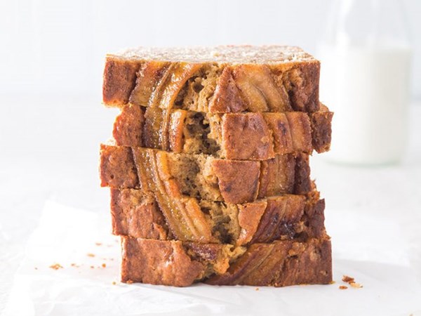 Caramelized banana bread