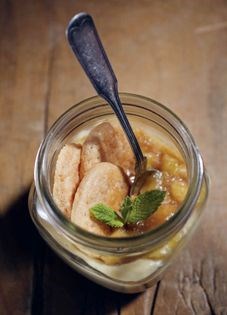 Caramelized banana pudding