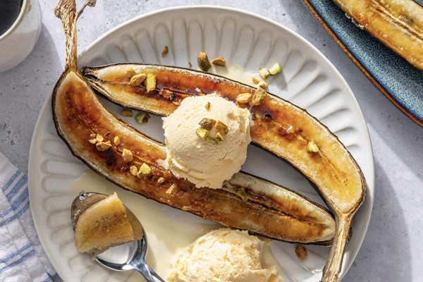 Caramelized bananas