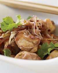 Caramelized black pepper chicken 
