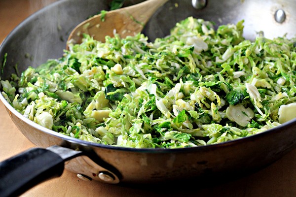 Caramelized brussels sprouts