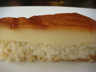 Caramelized coconut budino