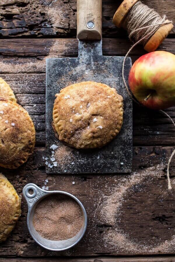 Caramelized condensed milk mini apple pies