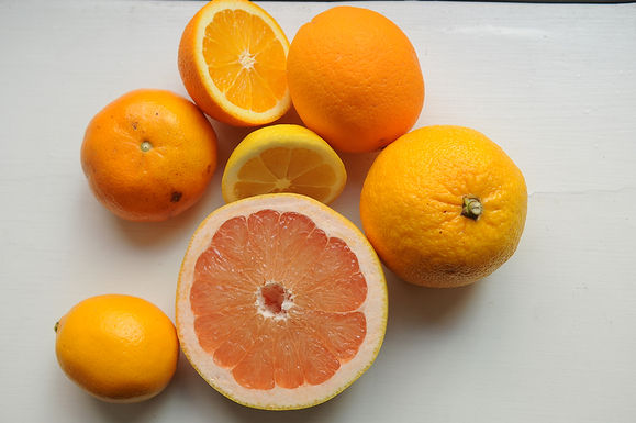 Caramelized grapefruit vinaigrette