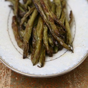 Caramelized green beans