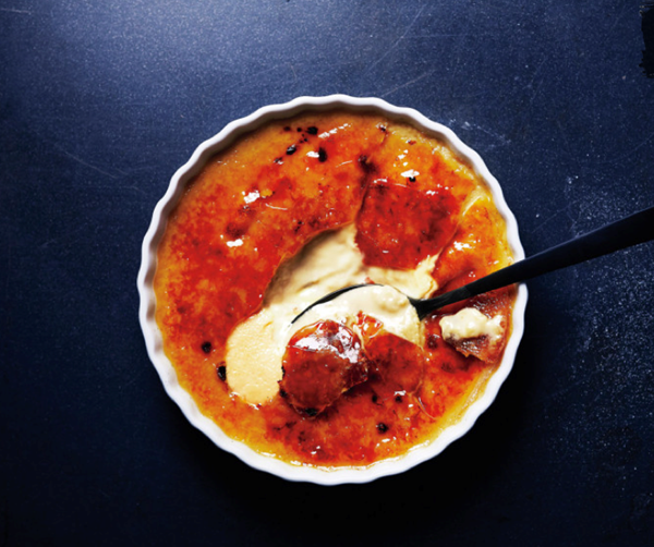 Caramelized-honey brûlée