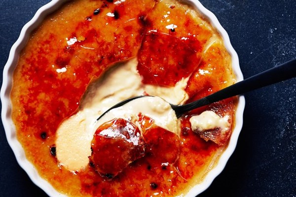 Caramelized-honey brulée