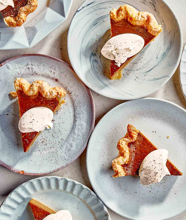 Caramelized honey pumpkin pie