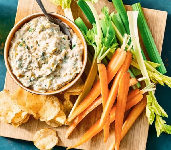 Caramelized leek dip