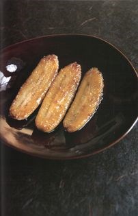 Caramelized mini-banana splits