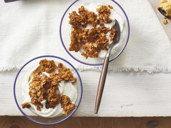 Caramelized oats