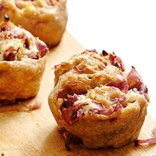 Caramelized onion & goat cheese rolls