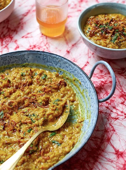 Caramelized onion dhal
