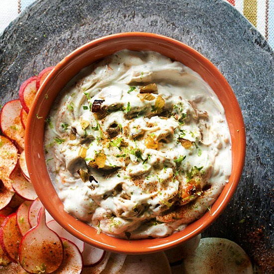 Caramelized onion dip