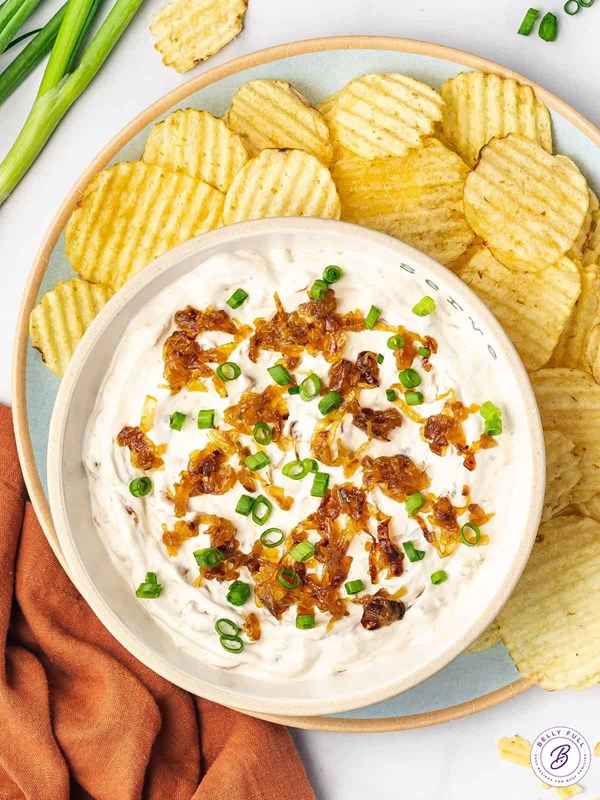 Caramelized onion dip