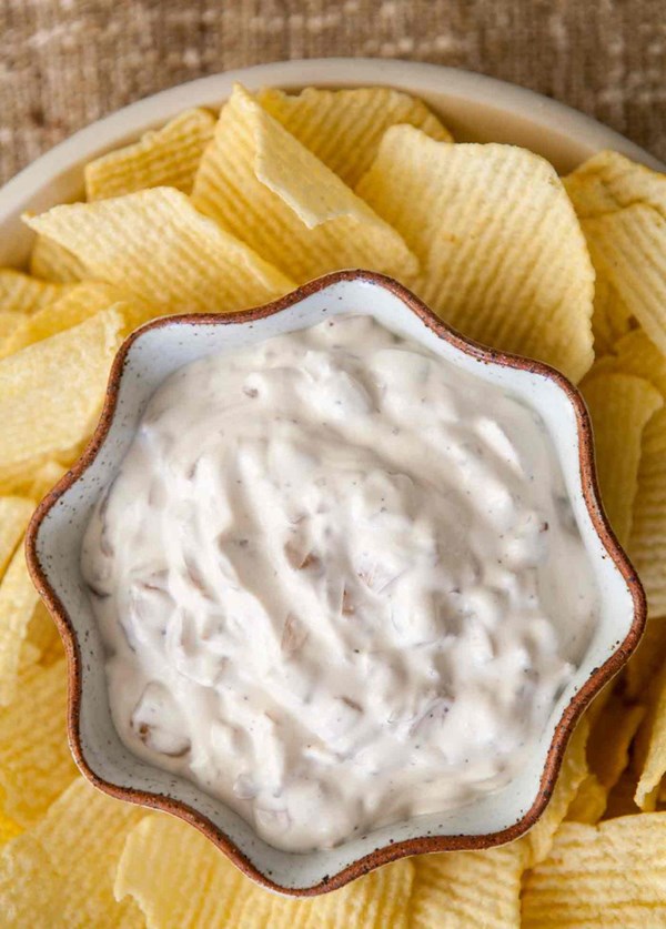 Caramelized onion dip
