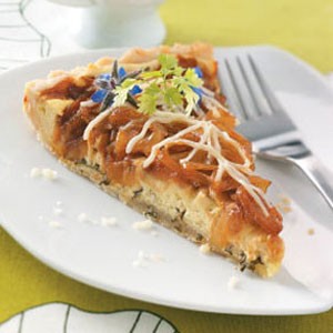 Caramelized onion tart