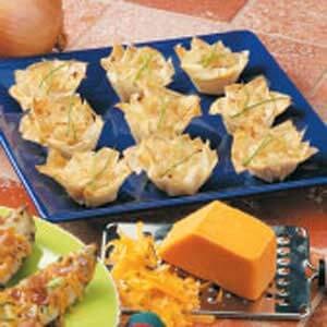 Caramelized onion tartlets
