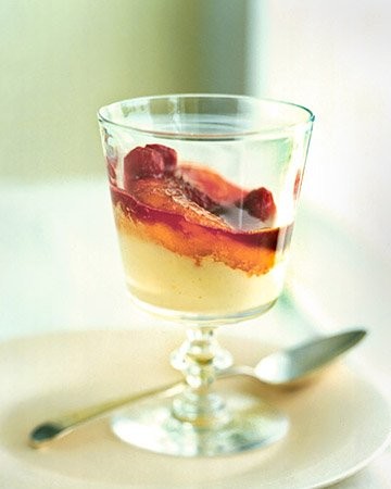 Caramelized-peach Melba