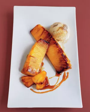 Caramelized pineapple
