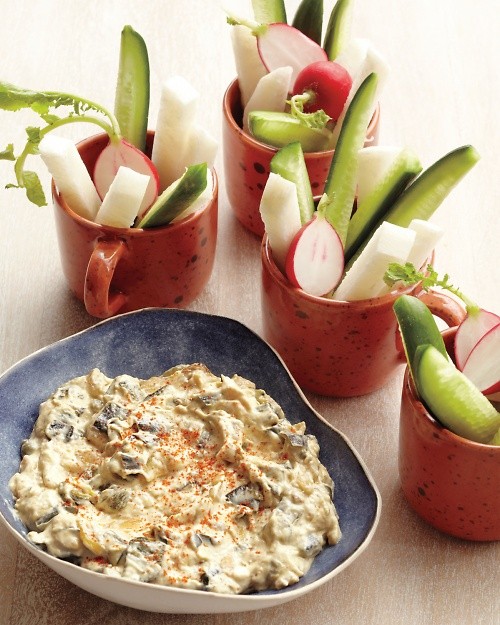 Caramelized-poblano-chile-and-onion-dip