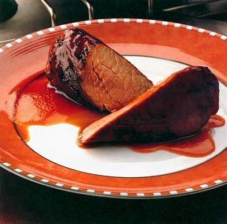 Caramelized pork fillets