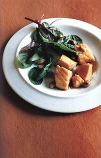 Caramelized salmon