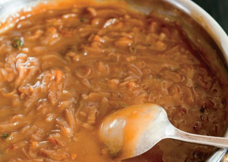 Caramelized shallot gravy