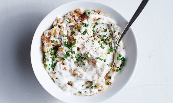 Caramelized shallot yogurt
