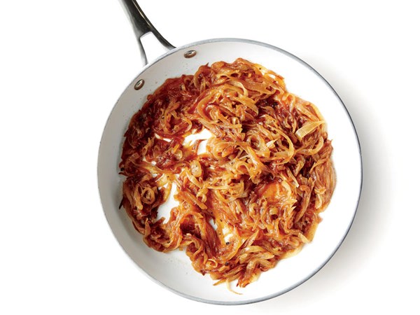 Caramelized sherry onions