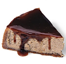 Caramelized spiced banana cheesecake