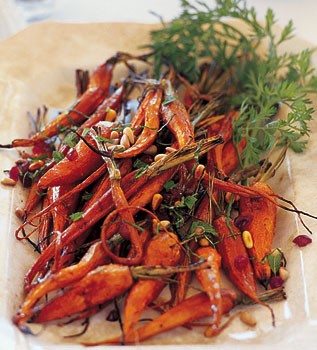 Caramelized spiced carrots