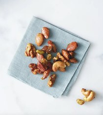 Caramelized spiced nuts