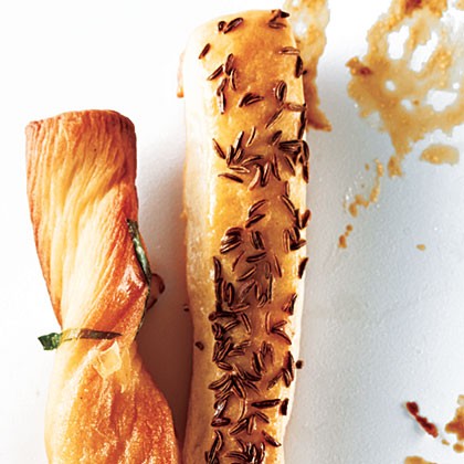 Caraway breadsticks