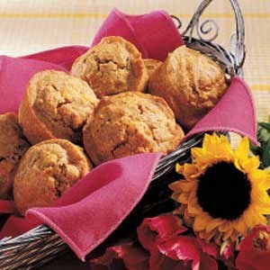 Caraway rye muffins