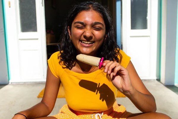Cardamom & rose water kulfi 