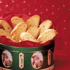 Cardamom almond biscotti
