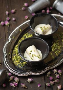 Cardamom and milk ice cream (Qulfi)