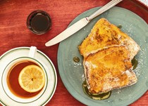 Cardamom doughnut brioche French toasts