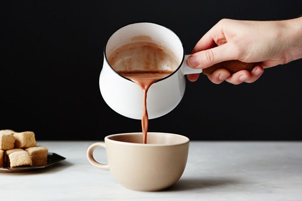 Cardamom hot chocolate