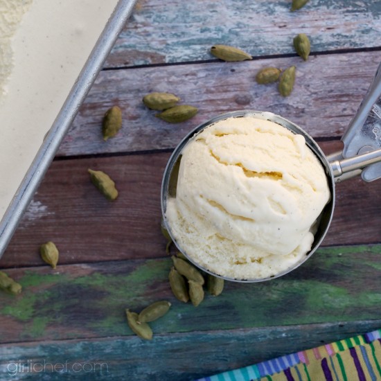 Cardamom ice cream