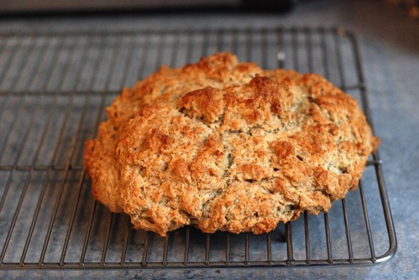 Cardamom-lemon soda bread