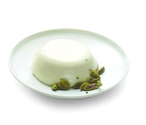 Cardamom panna cotta