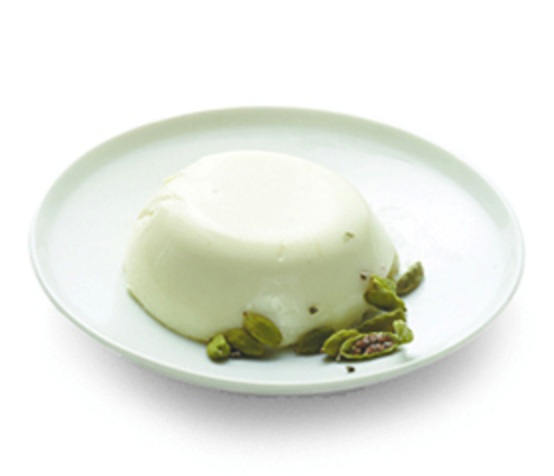 Cardamom panna cotta