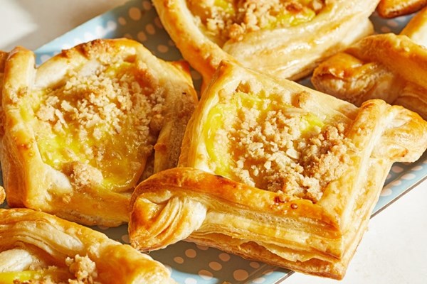 Cardamom pear breakfast pastries