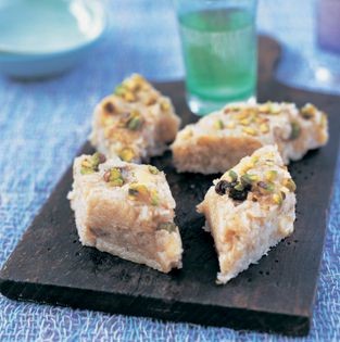 Cardamom-scented banana fudge