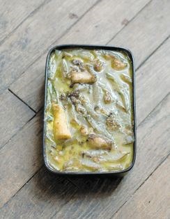 Cardoon gratin with marrow (Gratin de cardons à la moelle)