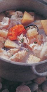 Caribbean fish tea