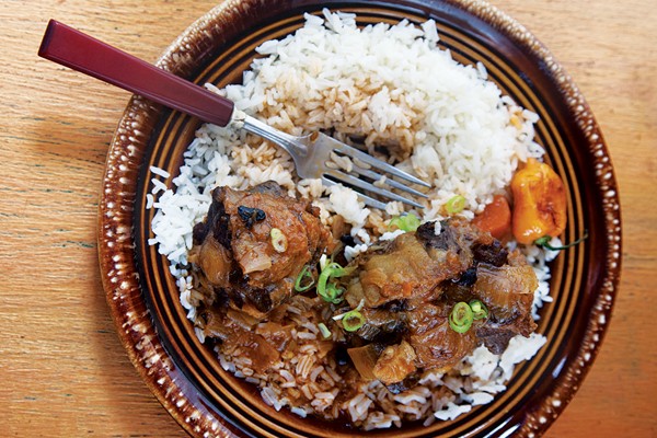Caribbean oxtail stew