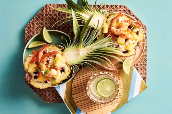 Caribbean pineapple and coconut fried rice